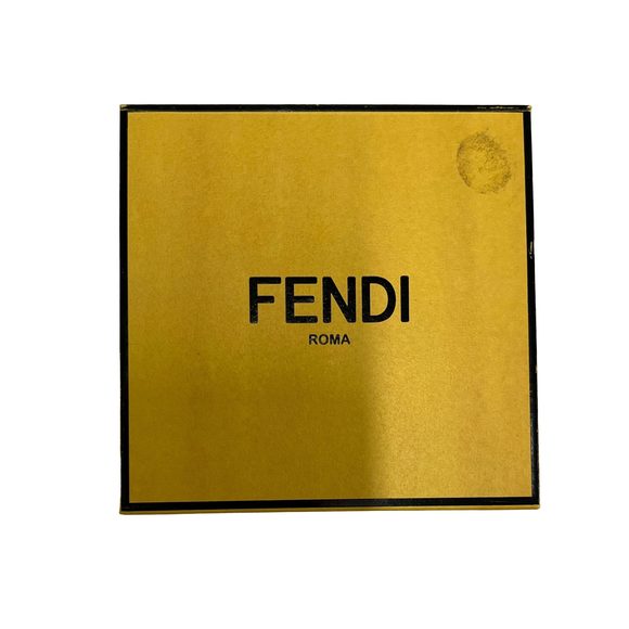 Fendi F Is For Fendi Hoop Earring in Gold & Palladium Plating - Picture 4 of 4